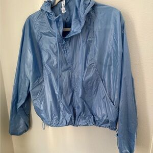 Alo Blue Sheer Windbreaker Jacket
